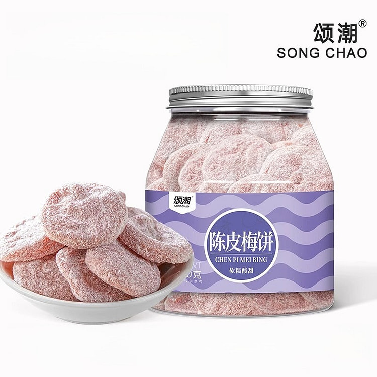 Dried tangerine peel-flavored plum cake350g*1 can 350 g