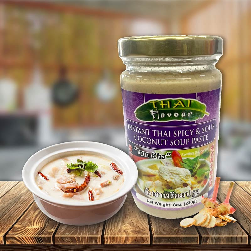 Instant Thai Spicy & Sour Coconut Soup Paste * tom ka kai * 8 oz