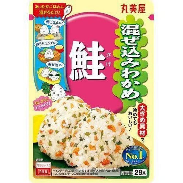 Marumiya Mixed Seaweed and Salmon in Bag 29g