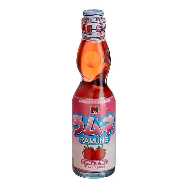 Hana Ramune 草莓苏打 6.7oz 1瓶