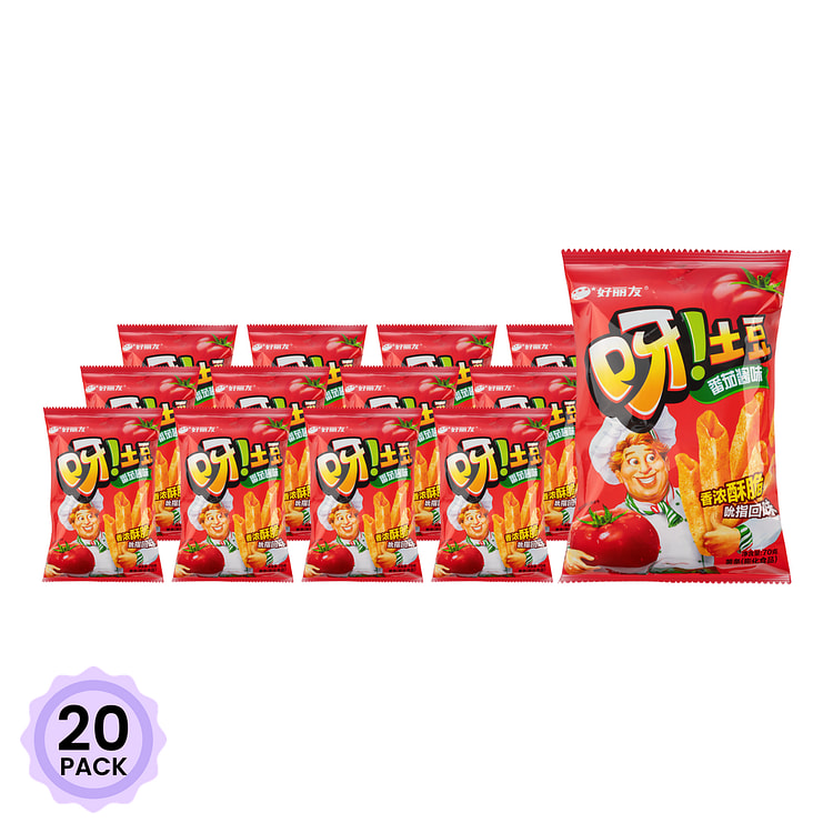 好丽友 呀!土豆 薯条 番茄味 70 克*20 包
