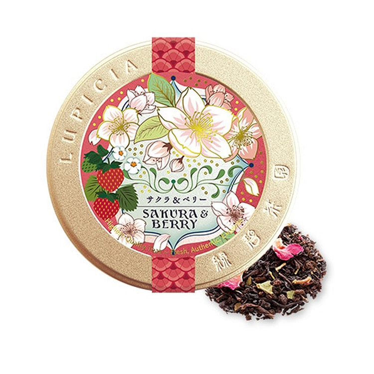 绿碧茶园 春季限定 草莓樱花红茶 50g/