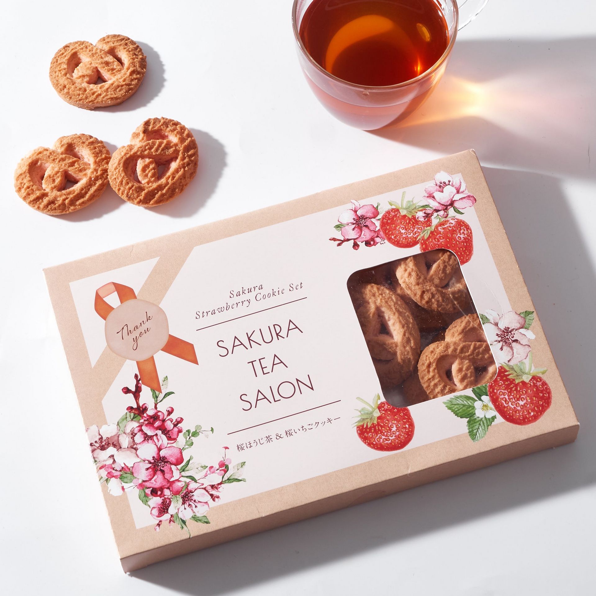 Get Sakura Hojicha & Sakura Strawberry Cookies Gift Delivered