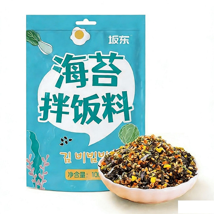 坂东海苔拌饭碎芝麻寿司料理专用饭团拌饭料食材 100 克