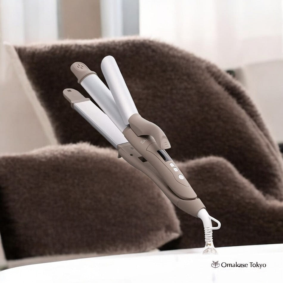 Salonia SL-002A 2-Way Hair Iron Beige 380 グラム