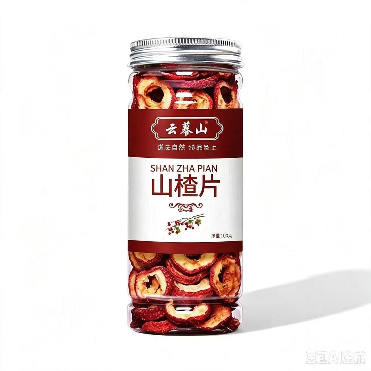 Yunmu Mountain dried hawthorn large piece, seedles 100 g