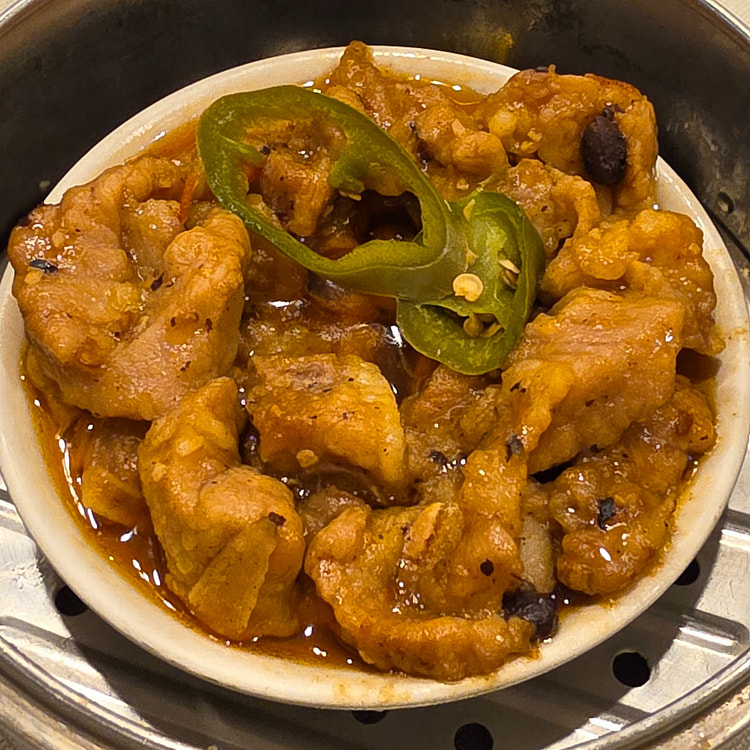 Steam Pork Spare Ribs w/ Black Bean Sauce 1 each