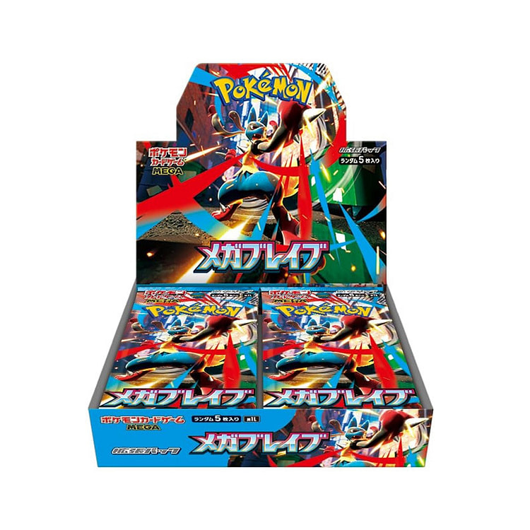 Pokemon MEGA Brave Booster Box 1 count