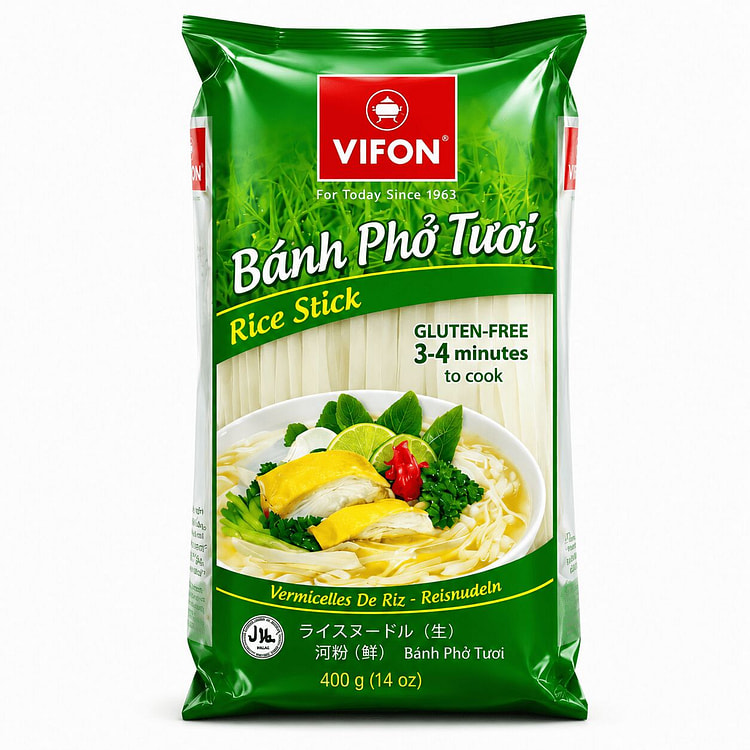 Bánh Phở Tươi VIFON 400g 1 gói