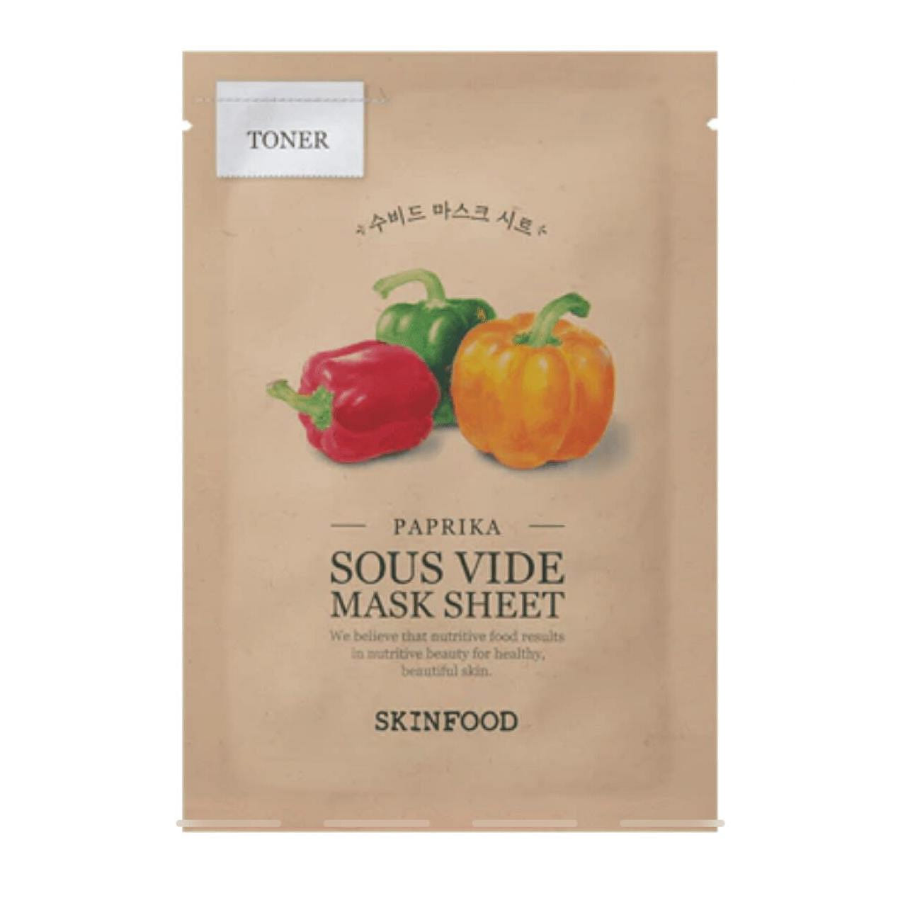 Skinfood Toner Paprika Sous Vide Mask Sheet 1pc 1 each