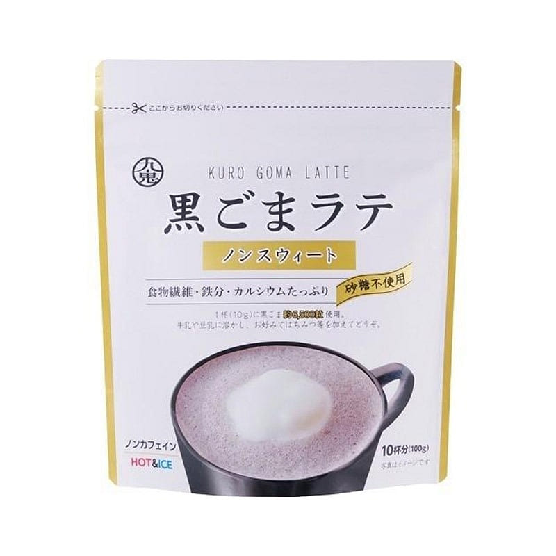 Japan Kuki Black Sesame Sugar-Free Latte 100g 1 each