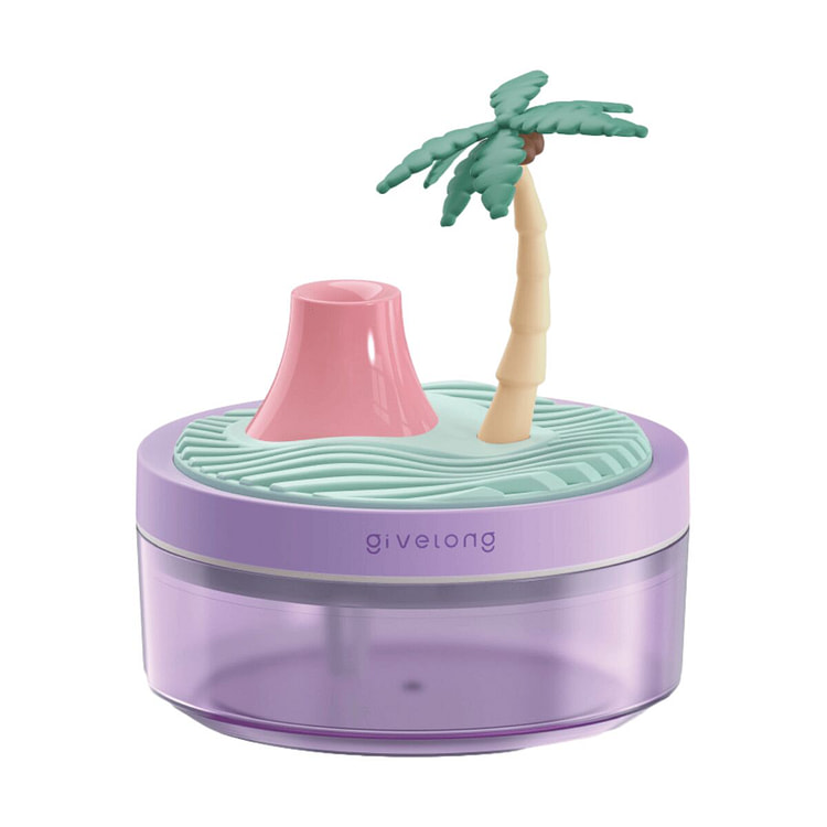 植物盆栽景观加湿器 补水仪 喷雾器 小巧- 椰树 1 个