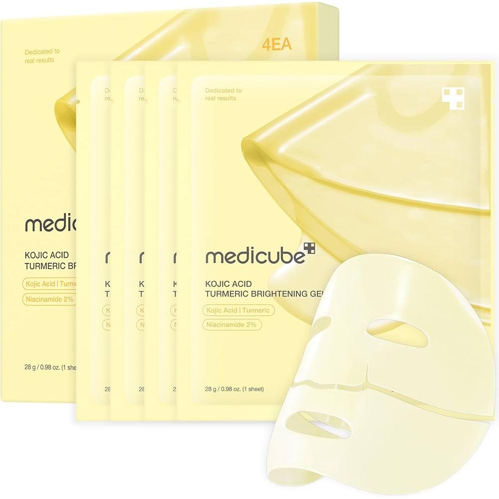 MEDICUBE Kojic Turmeric Gold Jelly Mask 4pcs 1 each