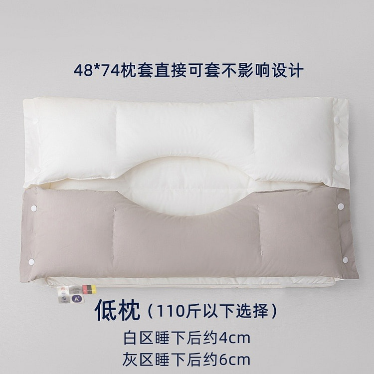 CY全棉软硬 护颈椎专用枕头 110斤以下成人选择