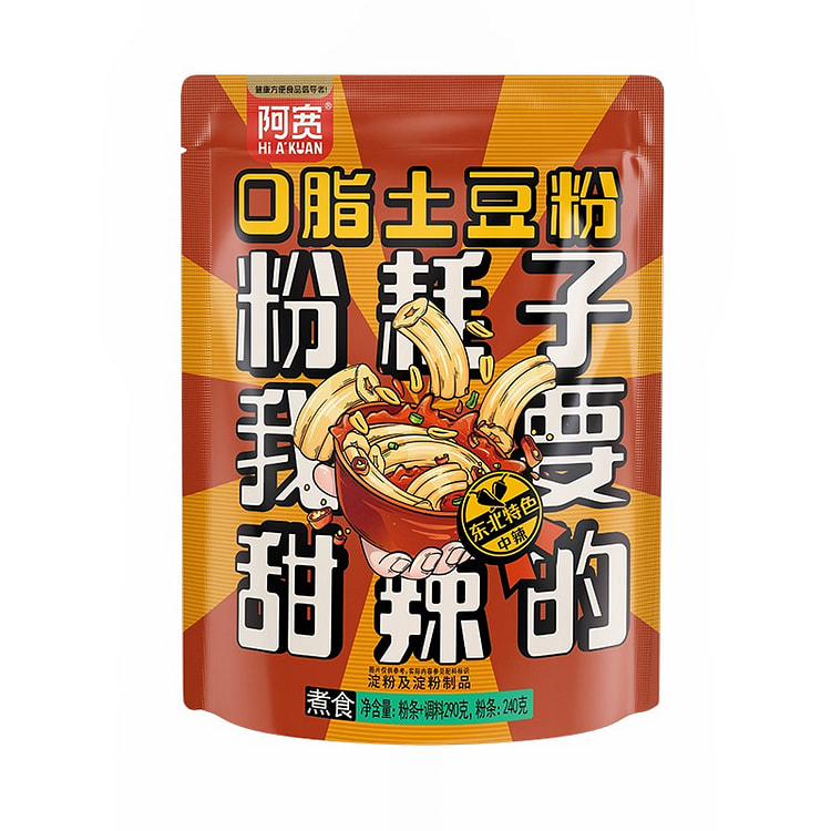 阿宽东北粉耗子土豆粉290g 290 克