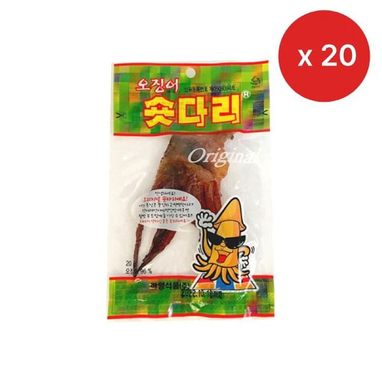 汉阳食品干鱿鱼短腿零食 20 克