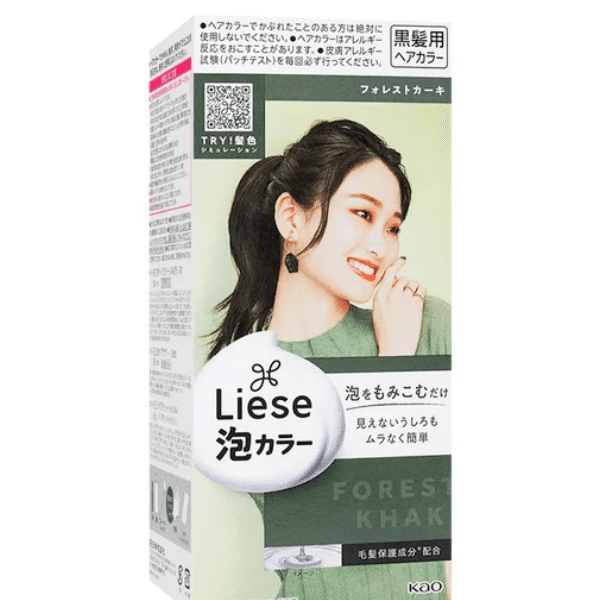 Kao Prettia Bubble Hair Dye in the color Forrest Khaki 1 count