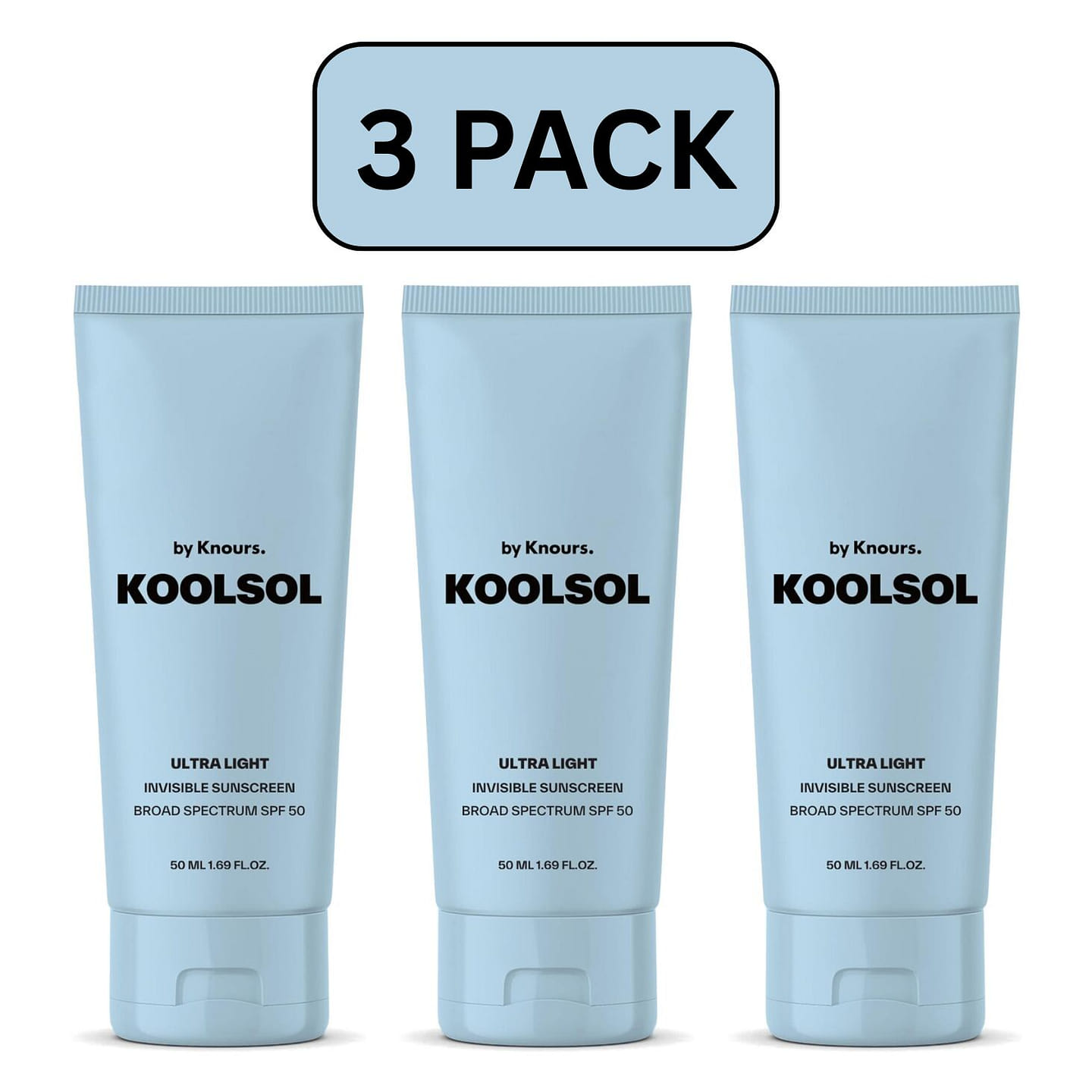 Koolsol Chemical Sunscreen SPF 50 - 3-Pack 50 ml