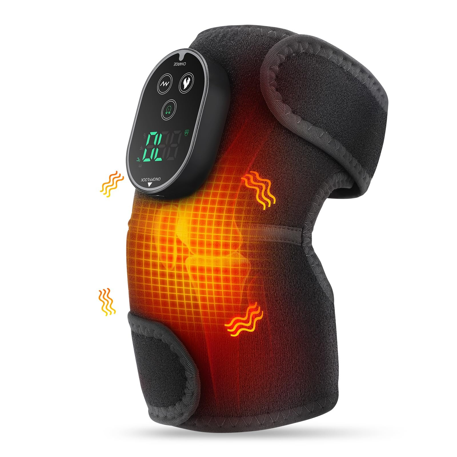 Get Cordless Heated Knee Massager with Vibration 1 each Delivered | Weee!  Asian Market