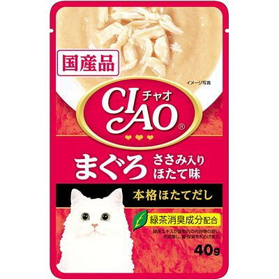 INABA CIAO Wet Cat Pouch Tuna Chkn Scallop 40g 1 count