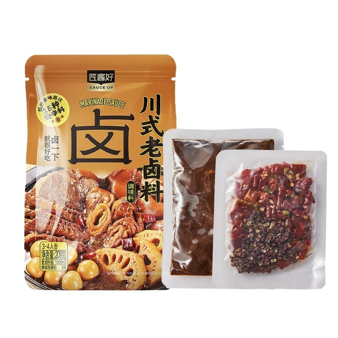 Sichuan-style old brine 208g*1 bag 208 g