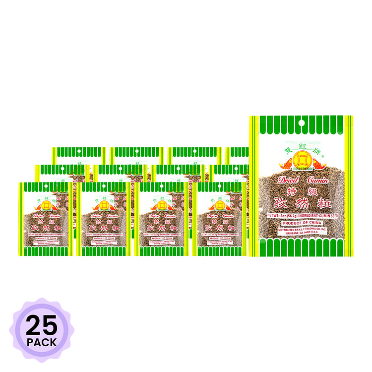 双鲤牌 特级孜然粒 2 盎司*25 包