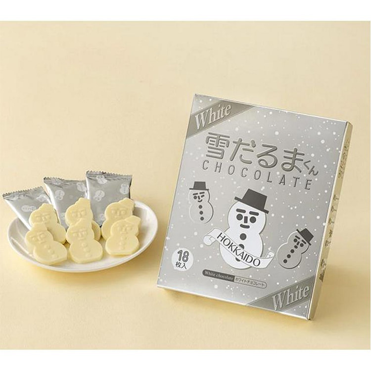 ISHIYA Ishiya Bánh kẹo Snowman Chocolate trắng 18 miếng