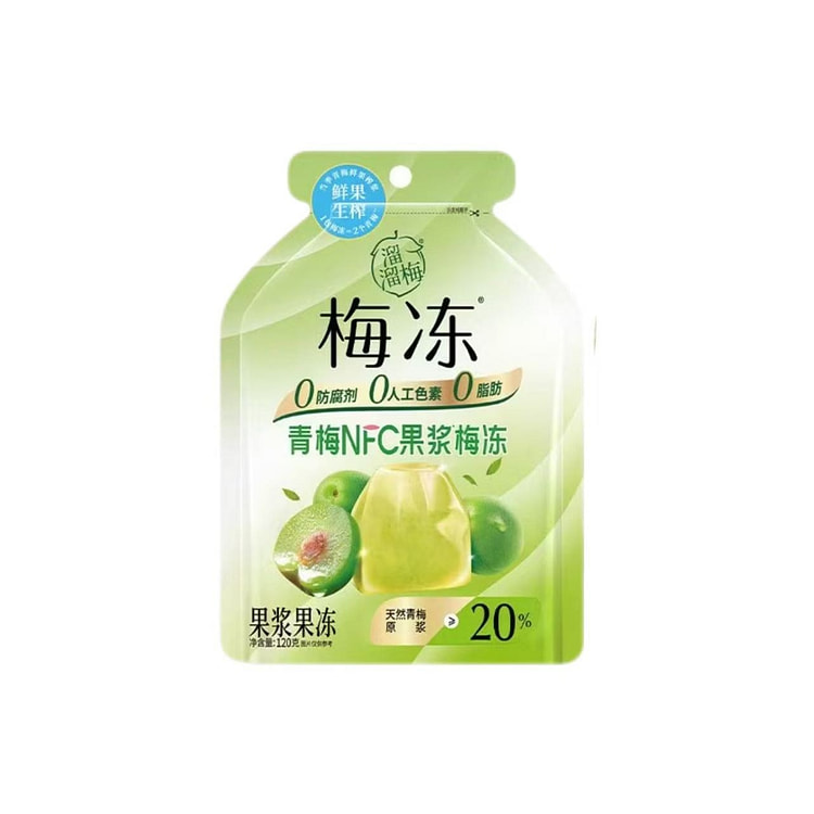 Liuliu Mei NFC Jelly 120g Green Plum Flavor 120 g