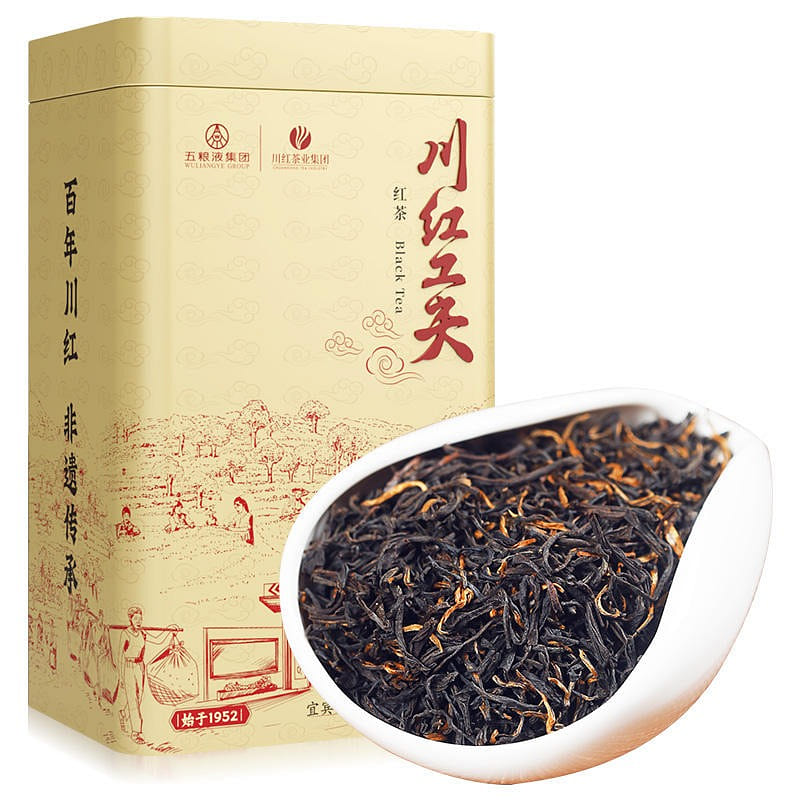 1 can Sichuan Red Congou tea black tea 150 g