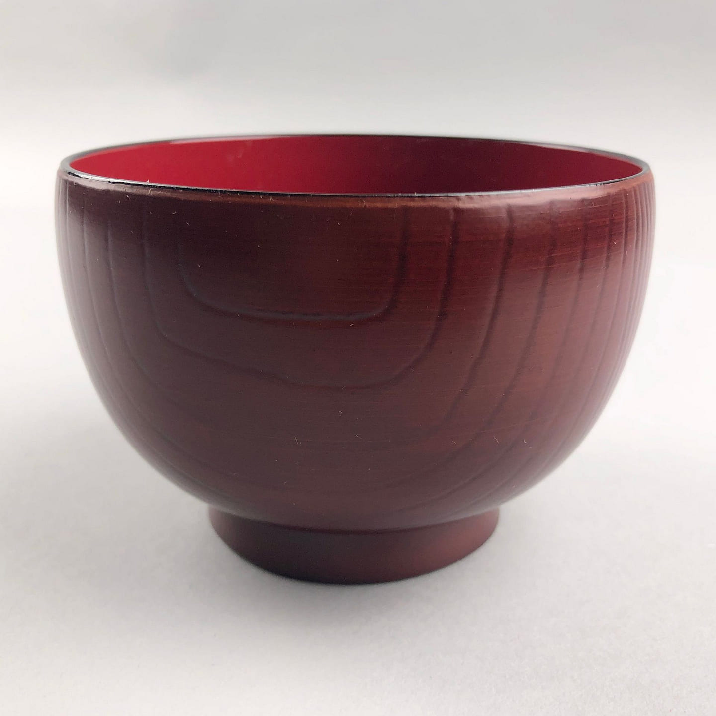 Made-in-Japan Beni Mokume Owan(miso soup bowl), 4 dia., 12 oz 1 each