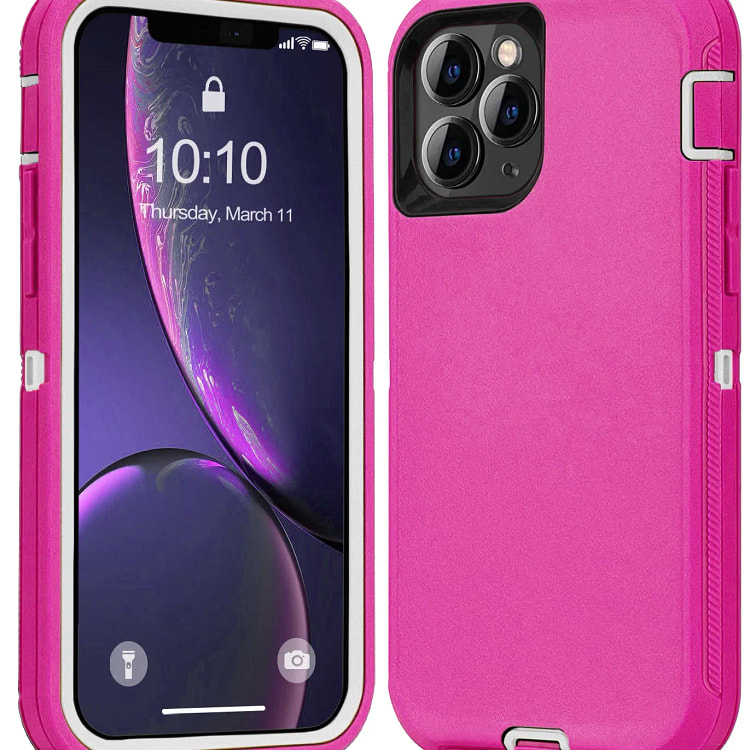 Iphone 17 pro case pink and white 1 pack