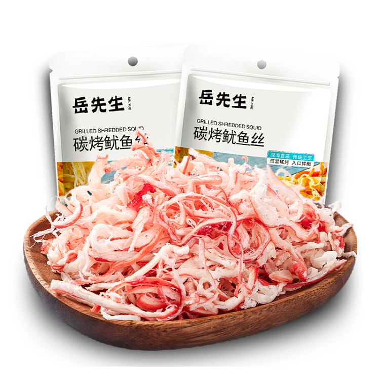 岳先生碳烤鱿鱼丝55g*2袋