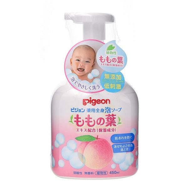 PIGEON Baby Full Body Soap Peach Leaf 450ml 1 each