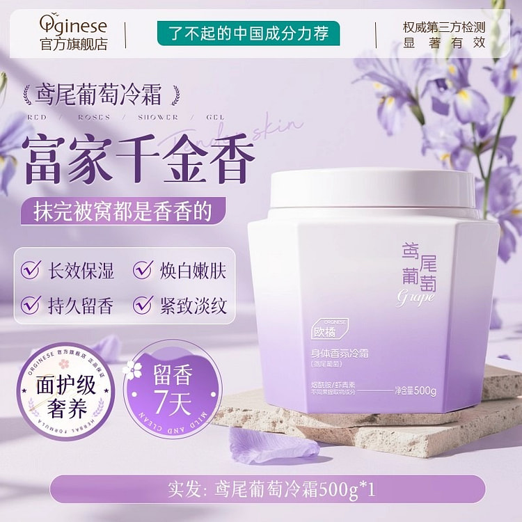 Body lotion and cold cream 500g per bottle