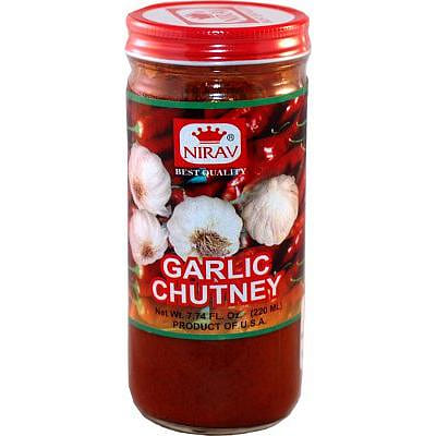 Nirav Garlic Chutney, 7.74 oz bottle 7.74 oz