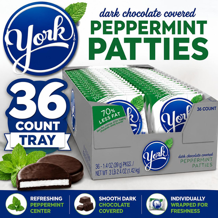 York Peppermint Patties 1.4oz 36ct 1 each