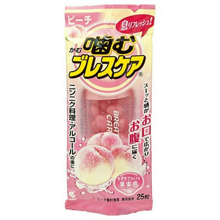 Chewing Breath Care Peach [25 tablets] 25 count