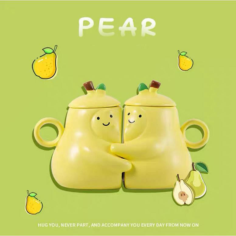 Original Cuddling-Pear Mug for Lovers Cuddling Pear Mug 1 ส่วน