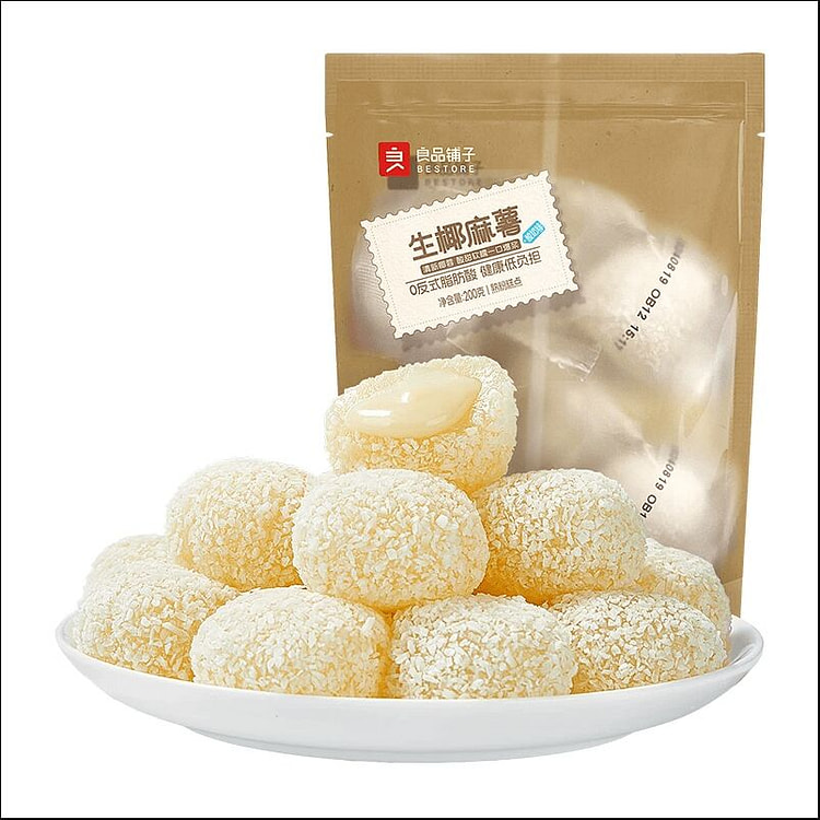 良品铺子酸奶味生椰麻薯200g*1袋 200 克