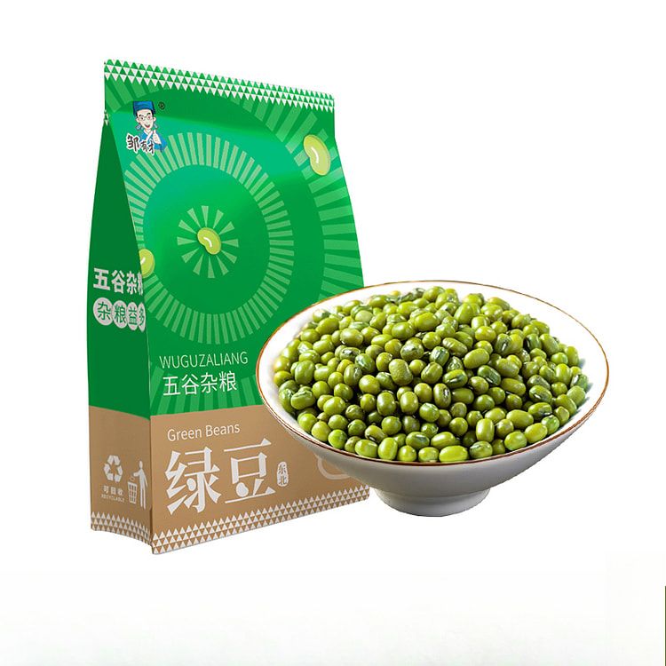 邹有才东北绿豆薄皮易出沙绿豆沙500g*1袋