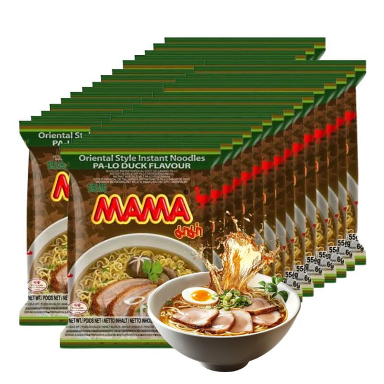 妈妈炖鸭味方便面55克 – 30包装