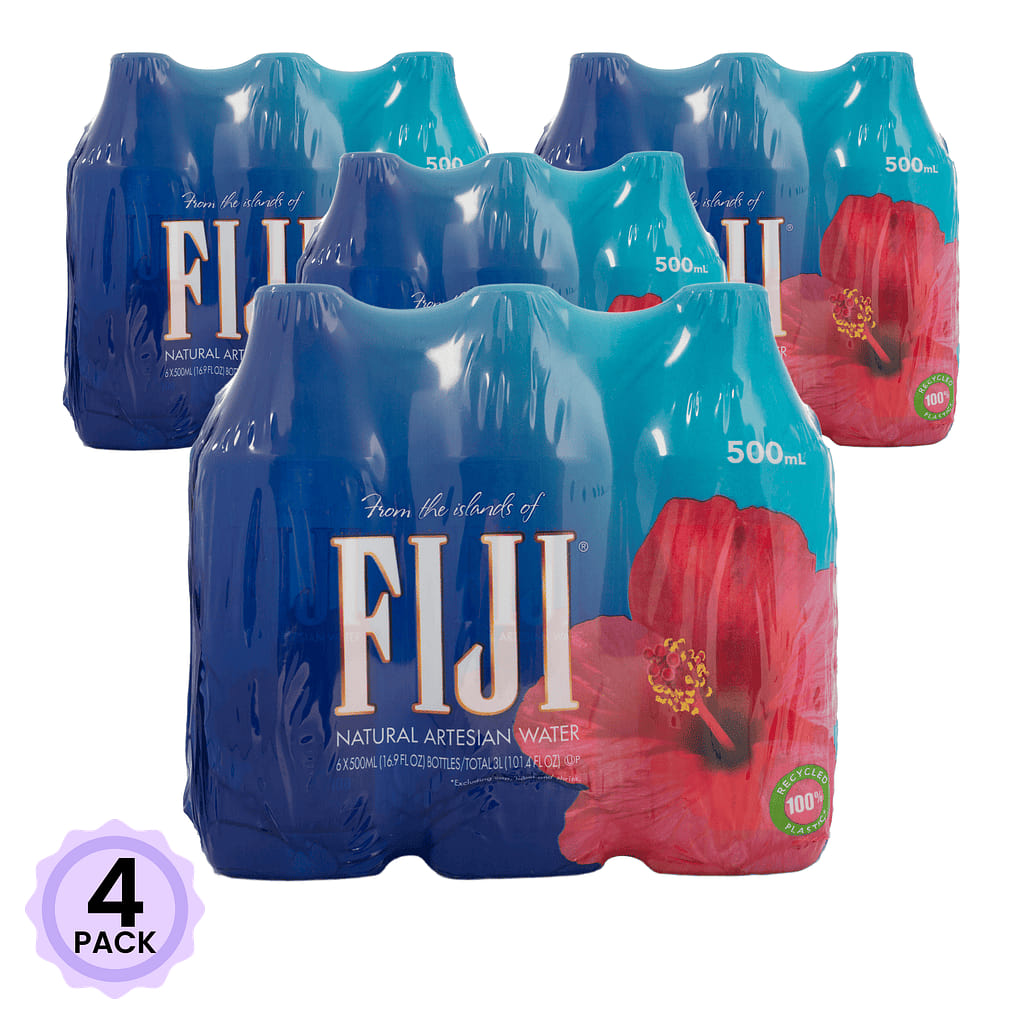 FIJI Natural Artesian Water 16.9 fl.oz*6 bottles*4 pack