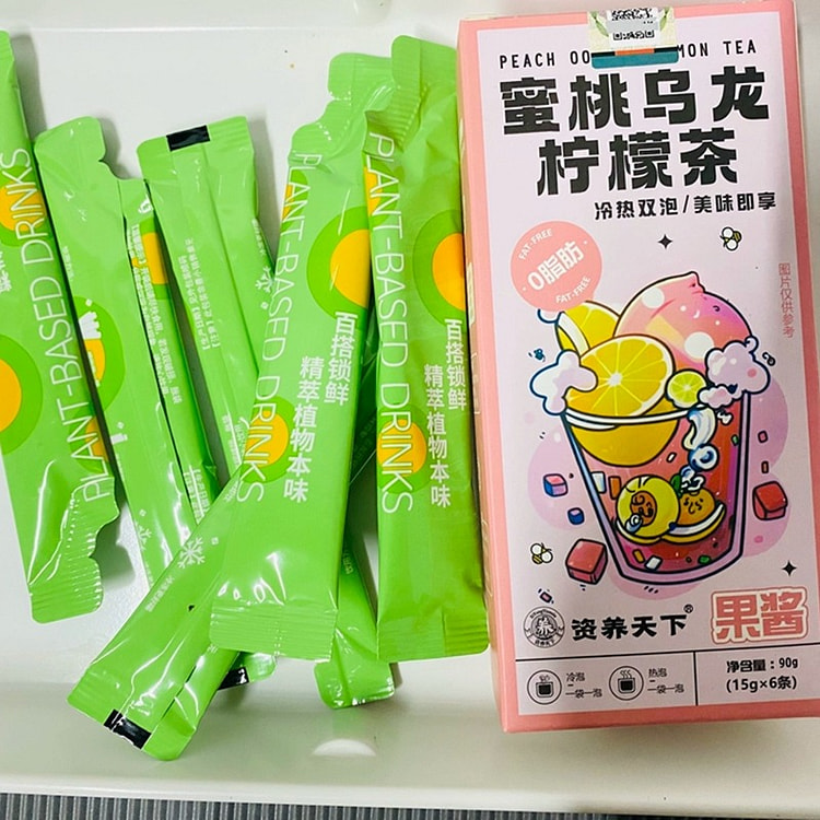 蜜桃乌龙柠檬果酱茶90克一盒 90 克