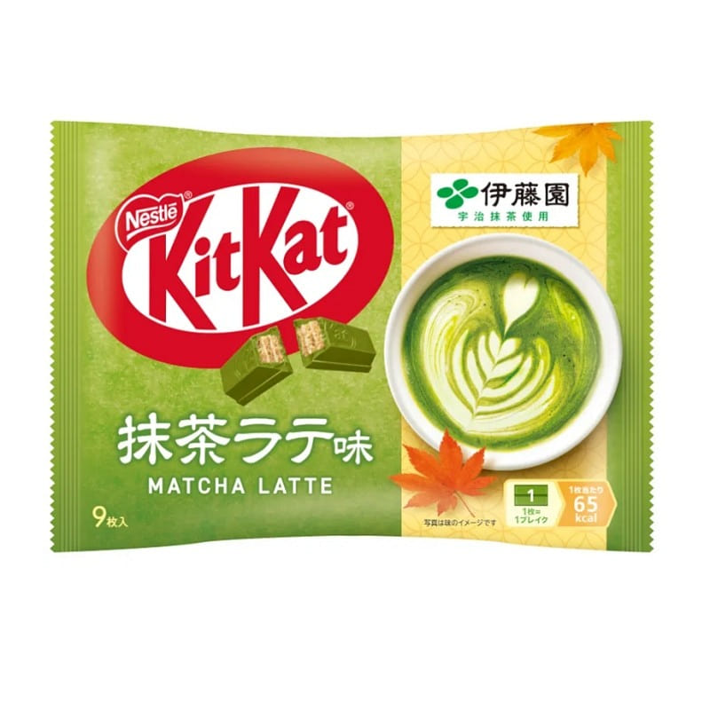 KIT KAT Limited Time Matcha Latte 9 pieces 9 each
