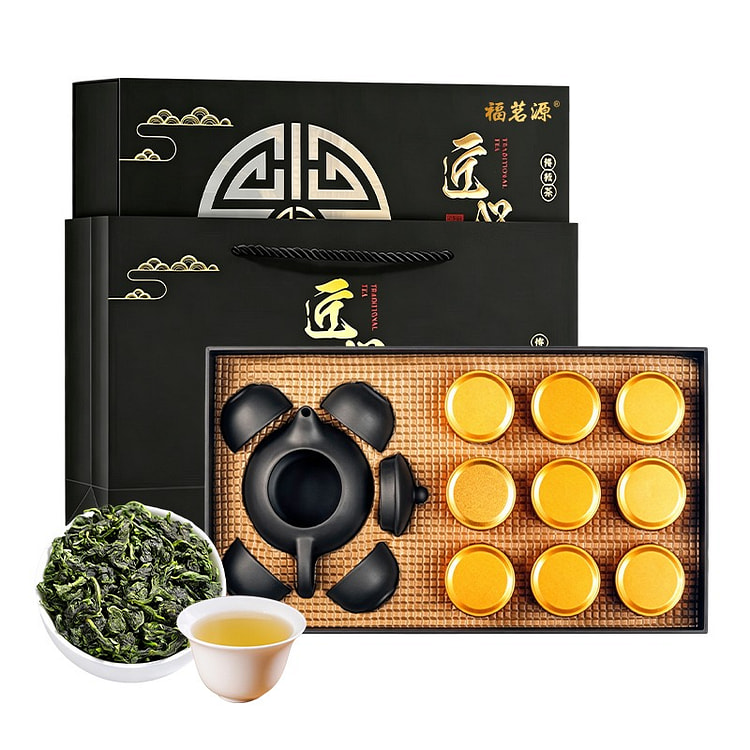 福茗源 铁观音茶叶礼盒 带整套茶具礼盒 1 盒