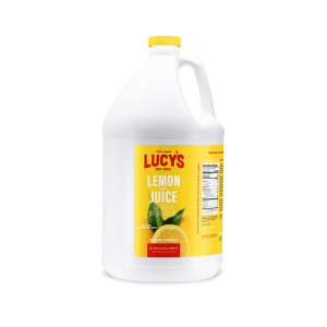 Lucy’s Lemon Juice Gallon 128 oz – Case – 4 Units 1 each