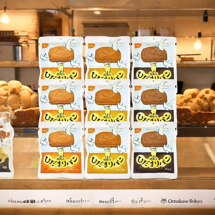 尾西食品 ひだまり 面包 3 袋 x 3 种