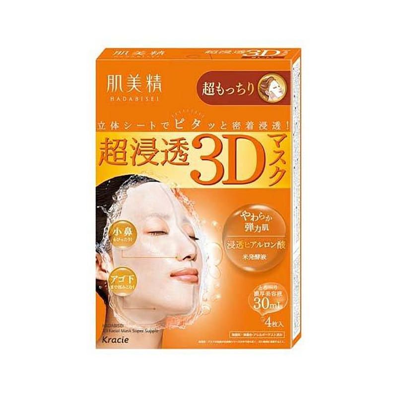 肌美精 超浸透3Dマスク 超もっちり ( 4枚入 ) 1 個