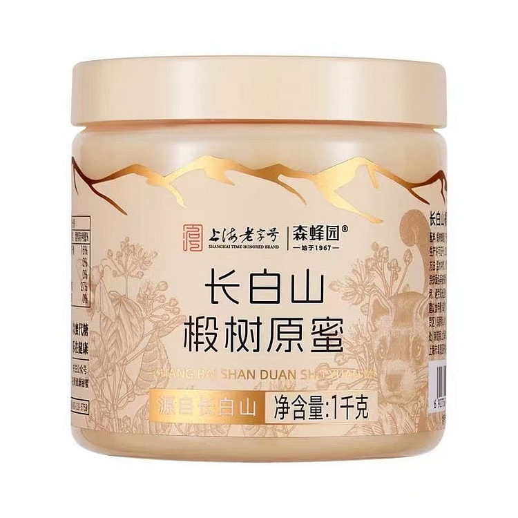 长白山天然雪蜜 优质蜜源 家庭分享装椴树原蜜 1000 克