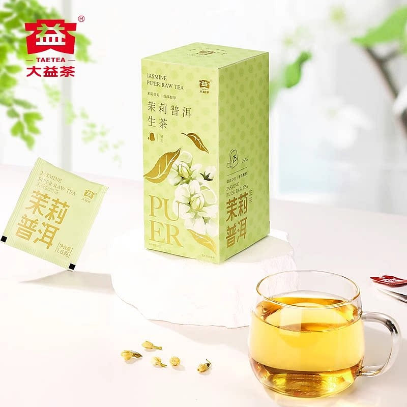 Dayi Jasmine Raw Pu’er Tea Bags 40 g
